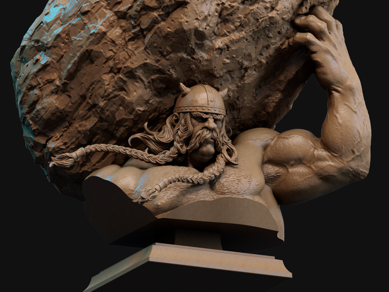 Obelix Resin Bust - view 2