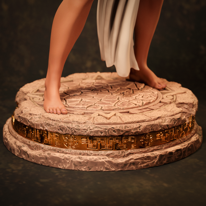 Chel Resin Statue - view 2