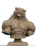 Tai Lung Resin Bust - view 1