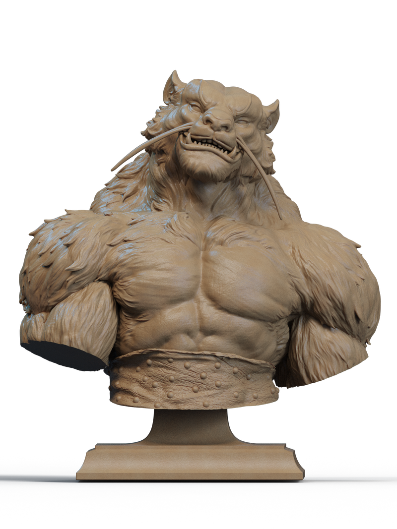 Tai Lung Resin Bust - view 1