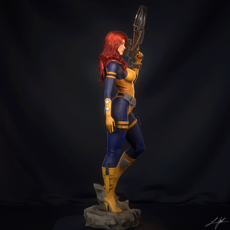 Scarlett Resin Statue - view 4