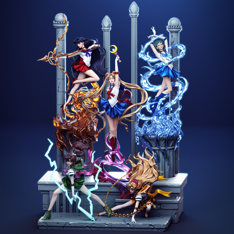 Sailor Moon Resin Diorama - view 2