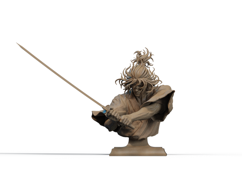 Miyamoto Musashi Resin Bust - view 1