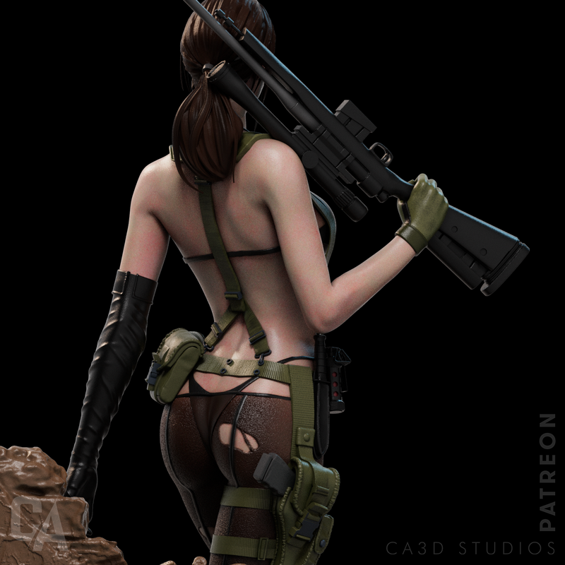 Quiet Resin Statue - view 7