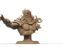 Poseidon Resin Bust - view 2