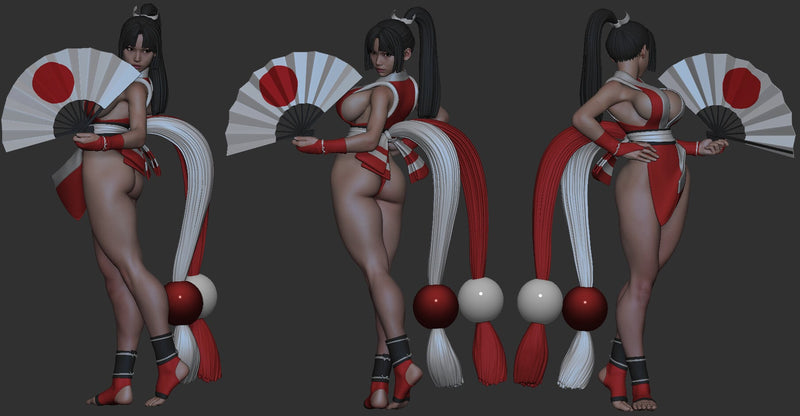 Mai Shiranui Kugo Resin Statue - view 4