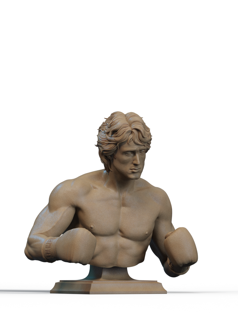 Rocky Balboa Resin Bust - view 1