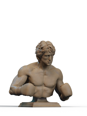 Rocky Balboa Resin Bust - view 1