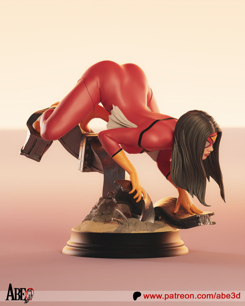 Jessica Drew Spiderwoman Resin Statue - view 3