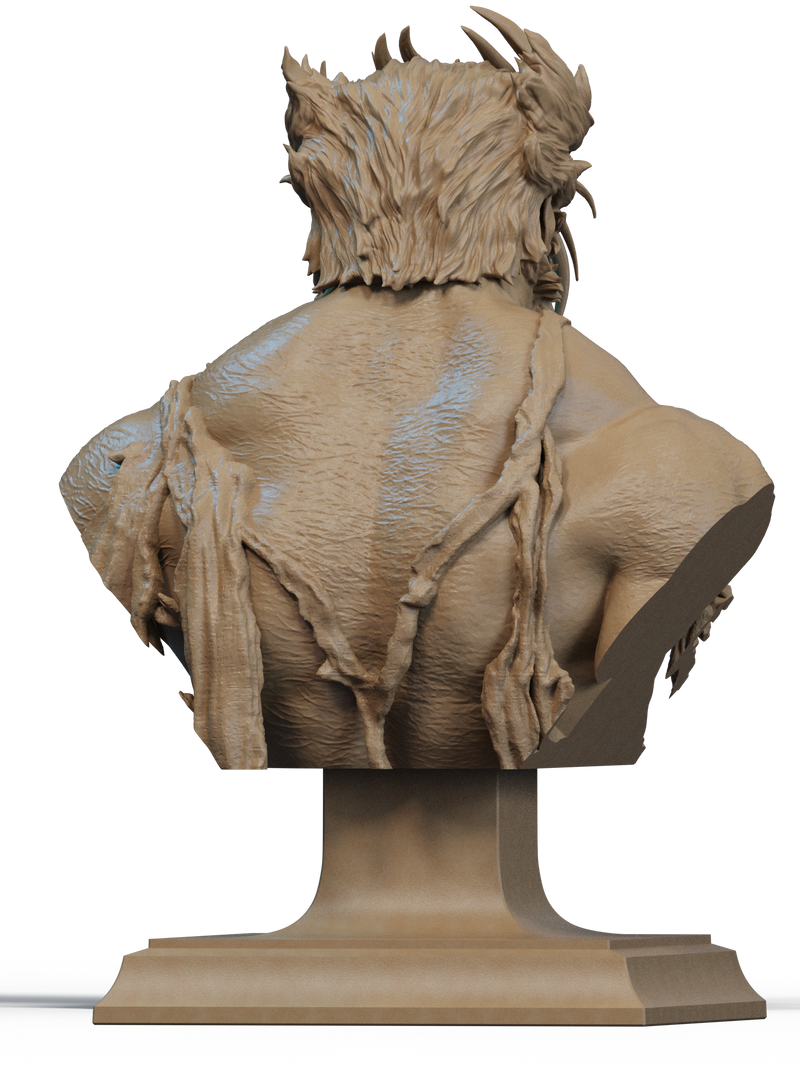Logan Resin Bust - Design 2 - view 3