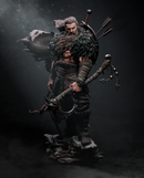 North Warrior Resin Statue - view 5