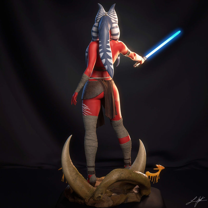Shaak Ti Resin Statue - view 3
