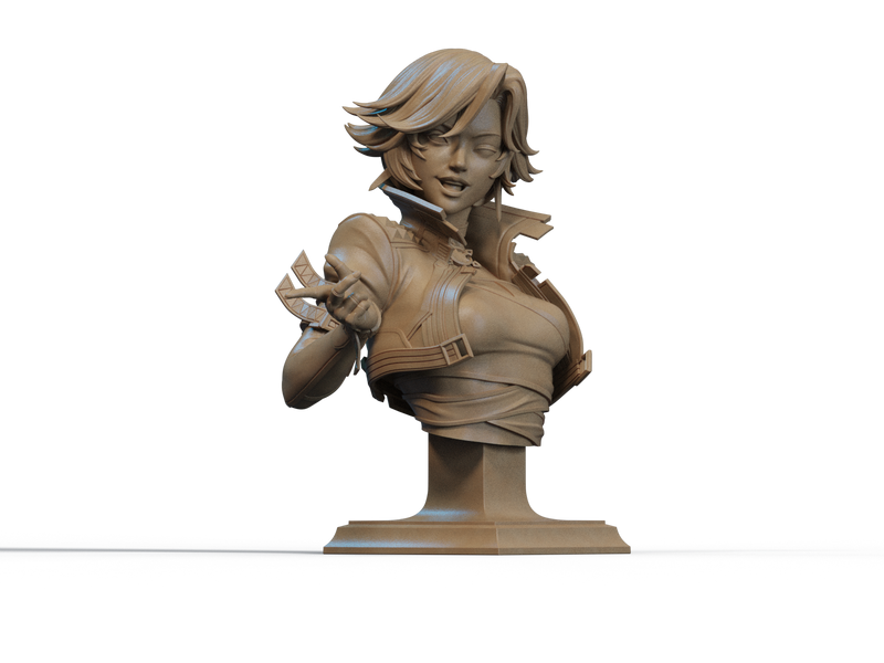 Luna Snow Resin Bust - view 1
