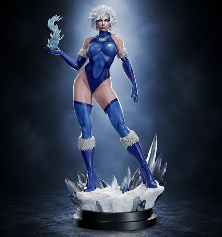 Killer Frost Resin Statue - view 1