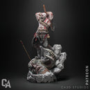 Kratos Resin Statue - Design 1 - view 3