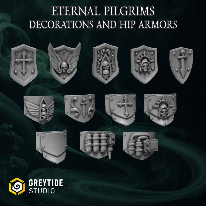 Big Shoulder Shields And Hip Armors Decoration Eternal Pilgrims