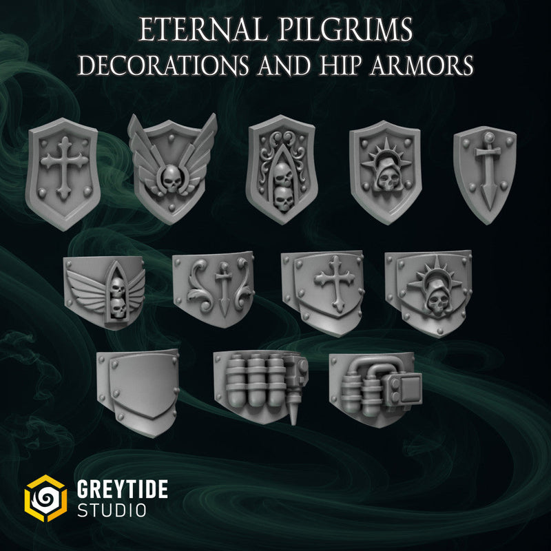 Big Shoulder Shields And Hip Armors Decoration Eternal Pilgrims