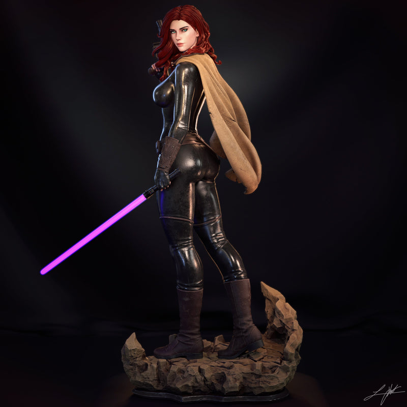 Mara Jade Resin Statue - view 1