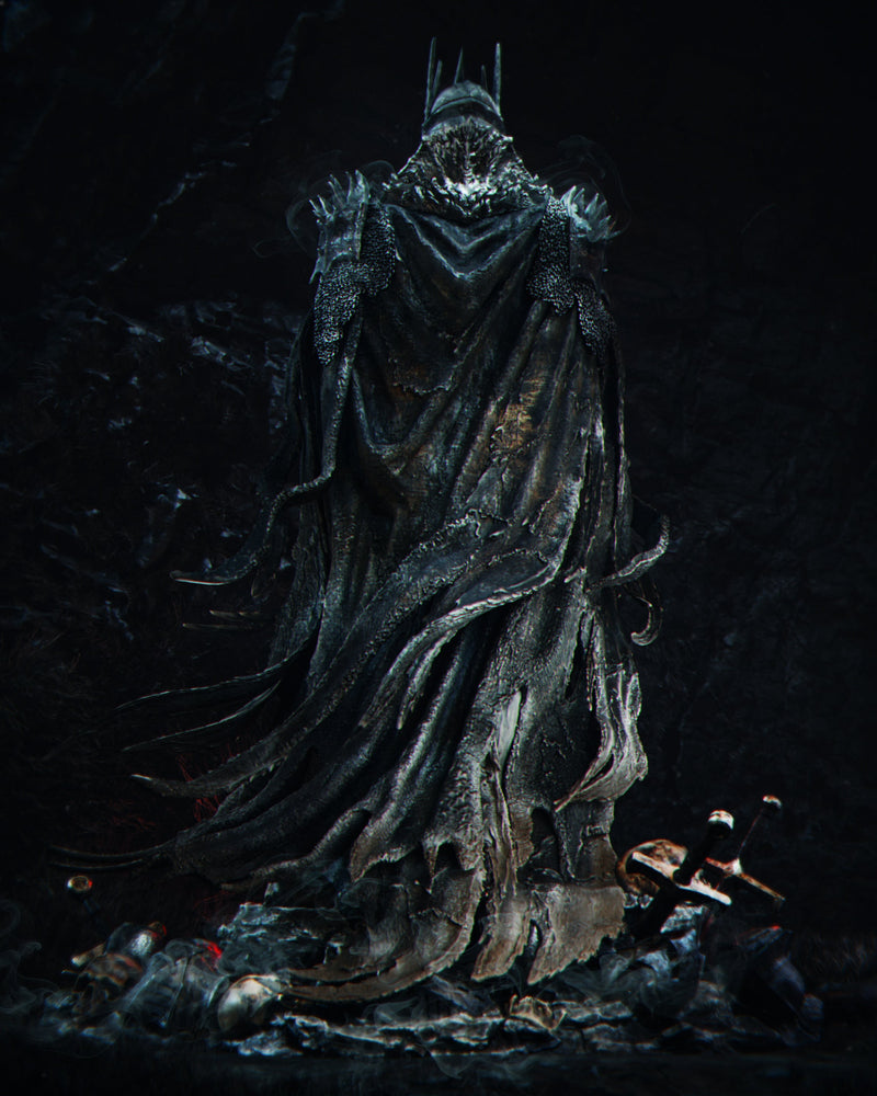 The Death Knight Resin Statue - view 4