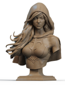 Magdalena Resin Bust - view 1