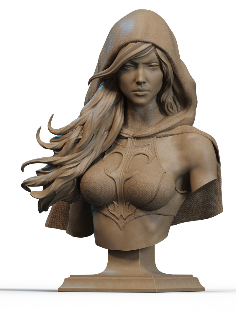 Magdalena Resin Bust - view 1