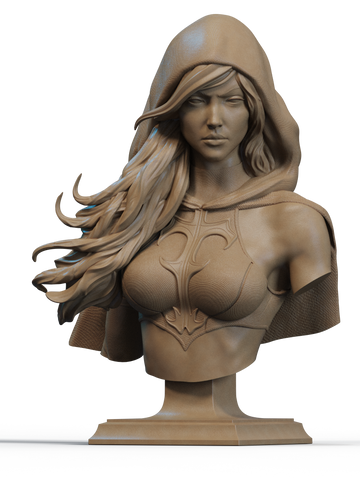 Magdalena Resin Bust - view 1