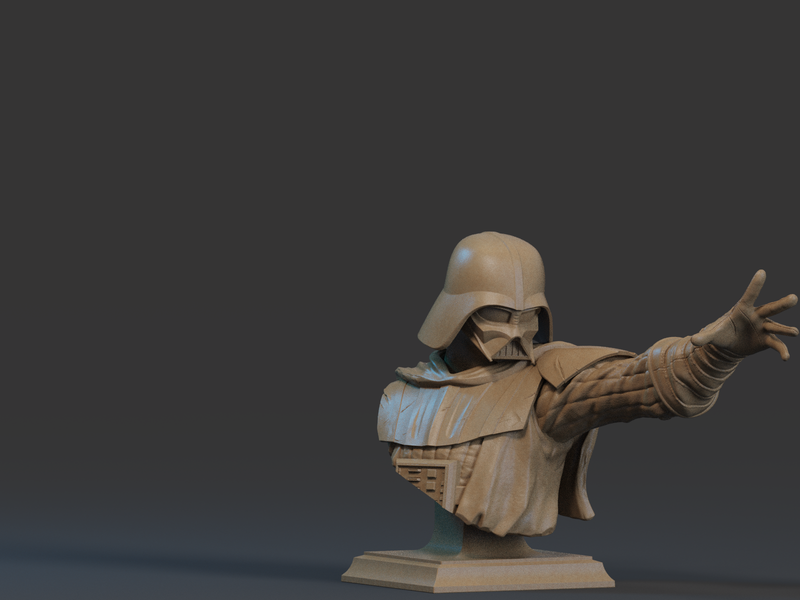 Darth Vader Resin Bust - view 2