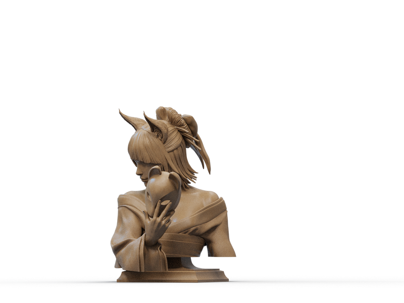 Amaterasu Resin Bust - view 2