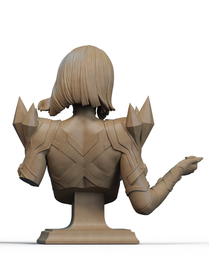 Emma Frost Resin Bust - Design 1 - view 3