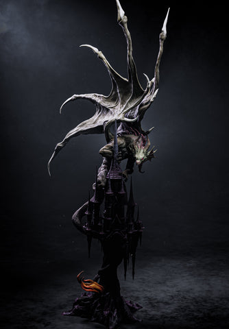 Mysterious Dragon Resin Statue - view 1