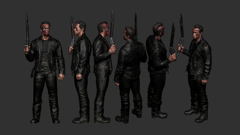 Terminator Resin Statue - view 3