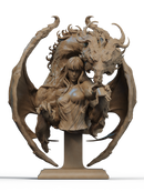 Dragon Lady Resin Bust - view 1