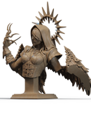 Corrupted Nun Resin Bust - view 2