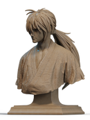Kenshin Himura Resin Bust - view 2