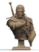 Geralt Resin Bust - view 1