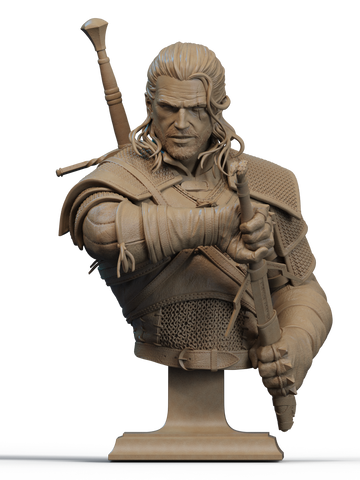 Geralt Resin Bust - view 1