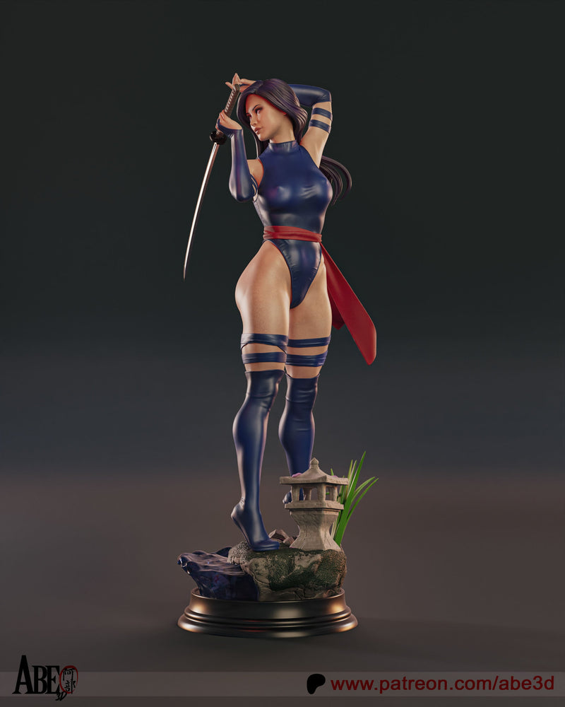 Psylocke V2 Resin Statue - view 4