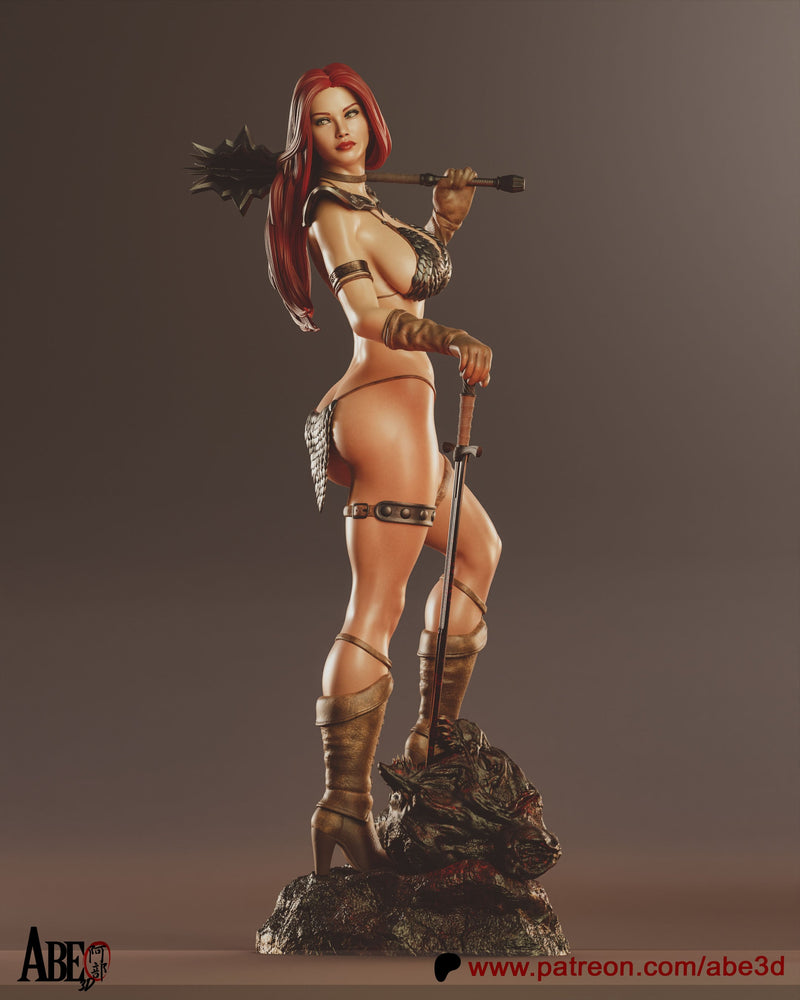 Red Sonja Resin Statue - view 7