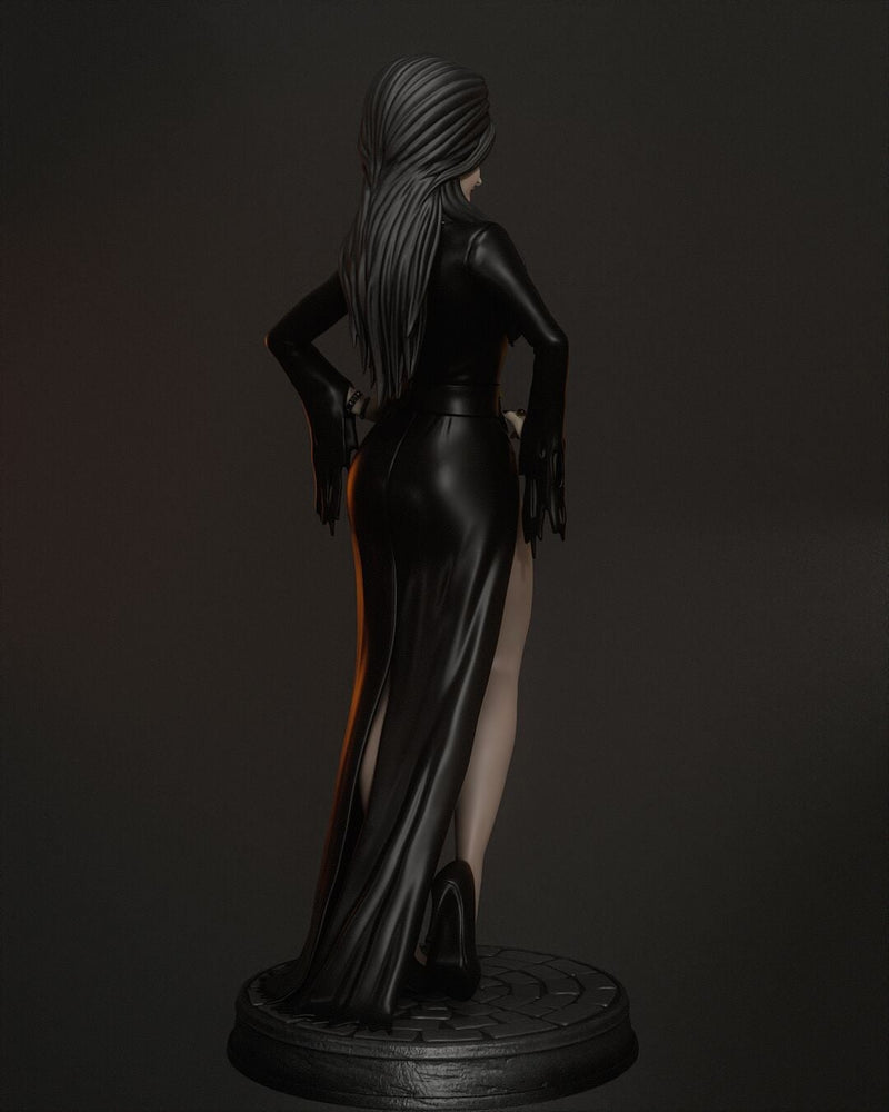 Elvira Resin Statue - view 4