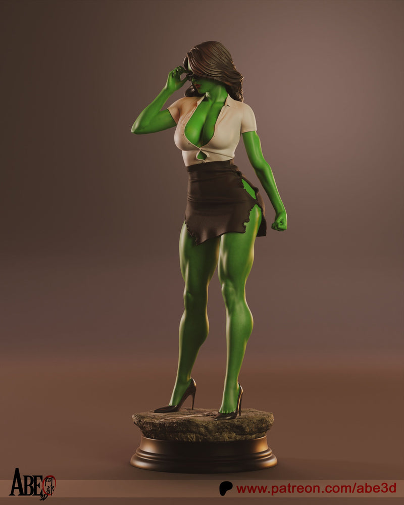 She-Hulk Resin Statue - view 2