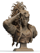Gemma Resin Bust - view 1