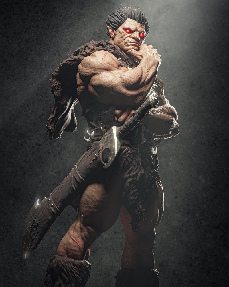 Zodd Resin Statue - view 2