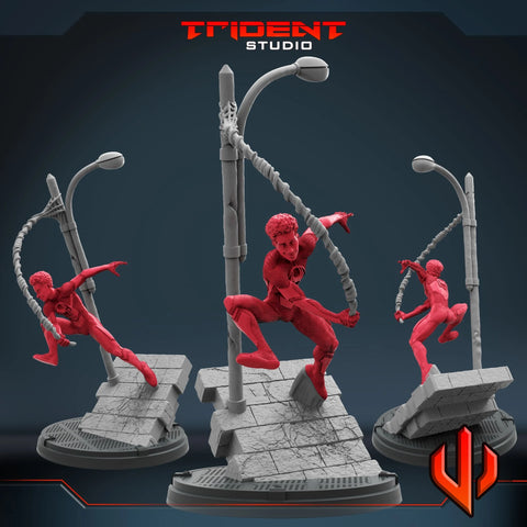 Teenage Spider-Man Unmasked Marvel MCP-compatible 40mm resin proxy miniature by Trident Miniatures - product image 1