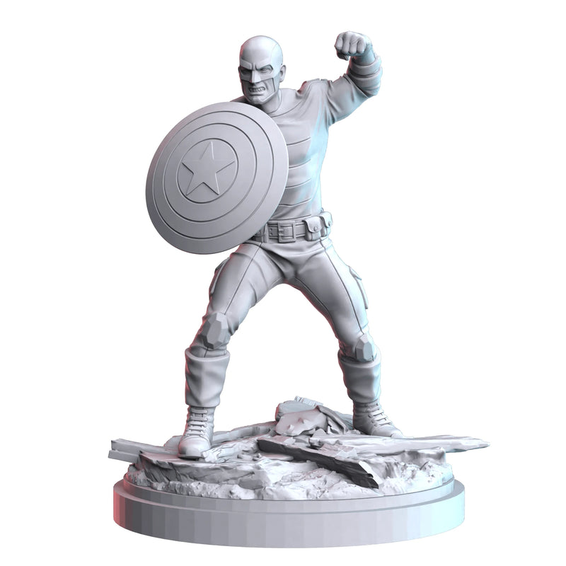 US Agent Marvel MCP-compatible resin miniature by C27 Studios - product image 1