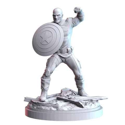 US Agent Marvel MCP-compatible resin miniature by C27 Studios - product image 1