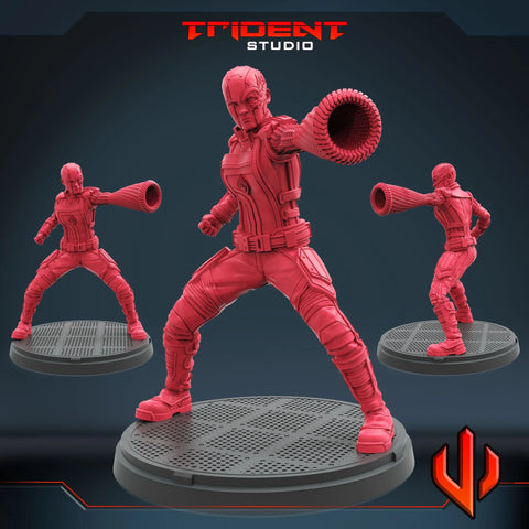 Nebula - Sculpt A Marvel MCP-compatible 40mm resin proxy miniature by Trident Miniatures - product image 1