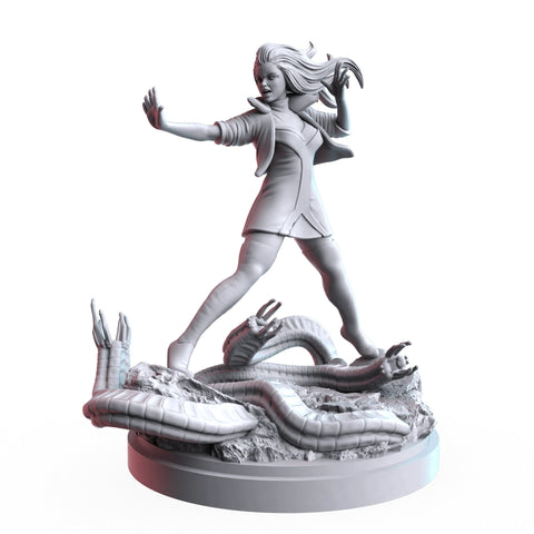 Polaris (Apr 2024 Sculpt) Marvel MCP-compatible resin miniature by C27 Studios - product image 1