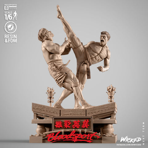 Bloodsport Diorama resin diorama kit view 1
