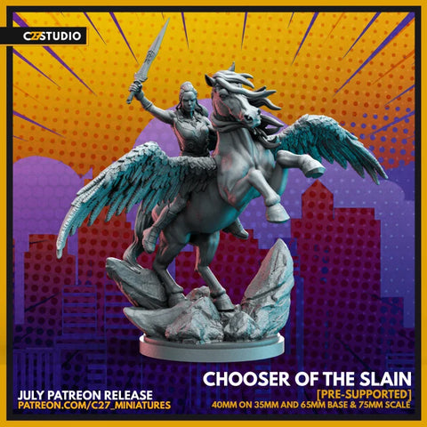 Valkyrie Marvel MCP-compatible resin miniature by C27 Studios - product image 1