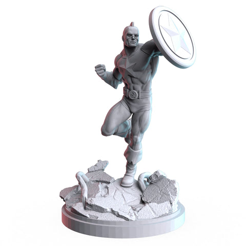 Red Guardian Marvel MCP-compatible resin miniature by C27 Studios - product image 1